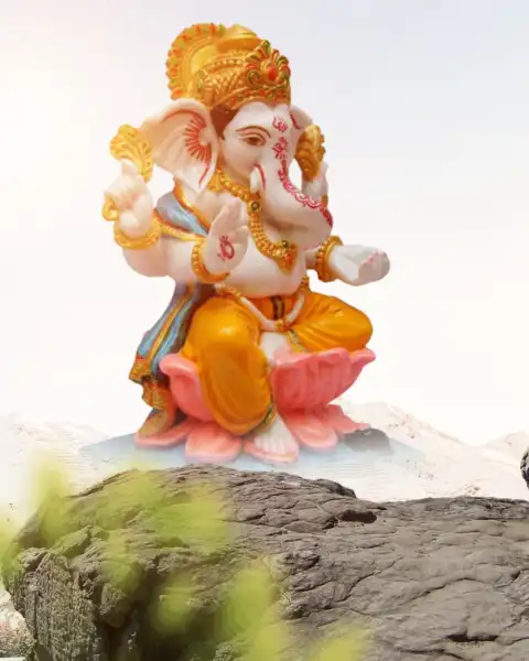 Mountain Rock CB Ganesh Chaturthi Editing Background Full HD