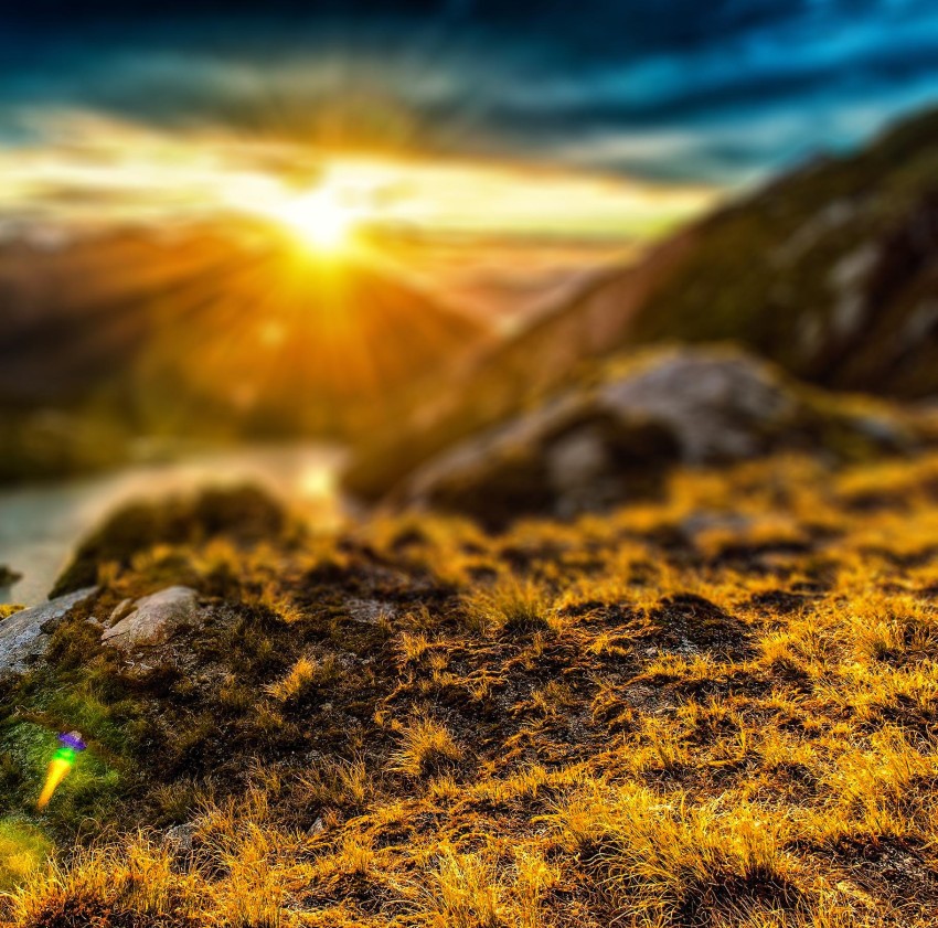 Mountain Sunset CB Picsart Editing Background HD