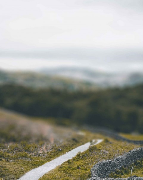 Mountain With Sky Blur Background Full HD Download