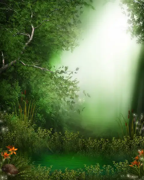 Nature Forest Studio Background HD Download