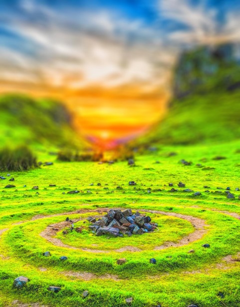 Nature Grass Sunset CB Picsart Editing Background Full HD