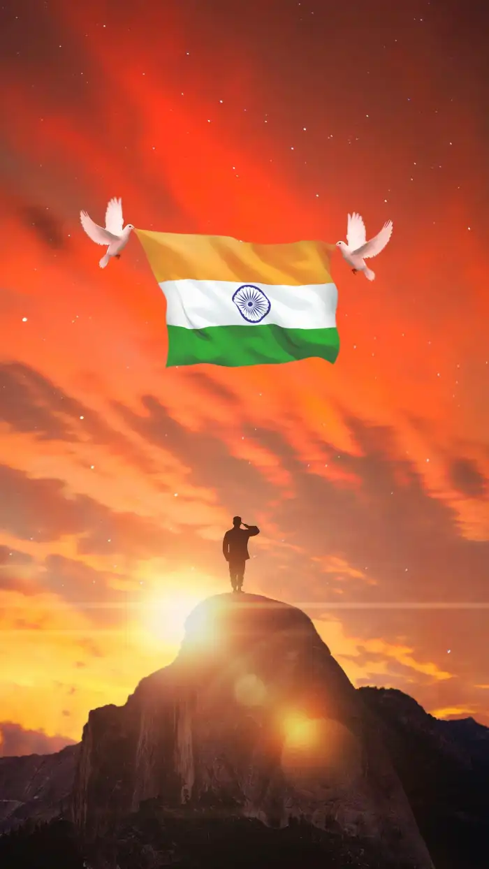 Nature India Flag Phone iPhone Mobile Background HD Images 