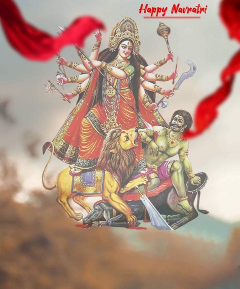 Navratri  Durga Puja CB PicsArt Editing Background