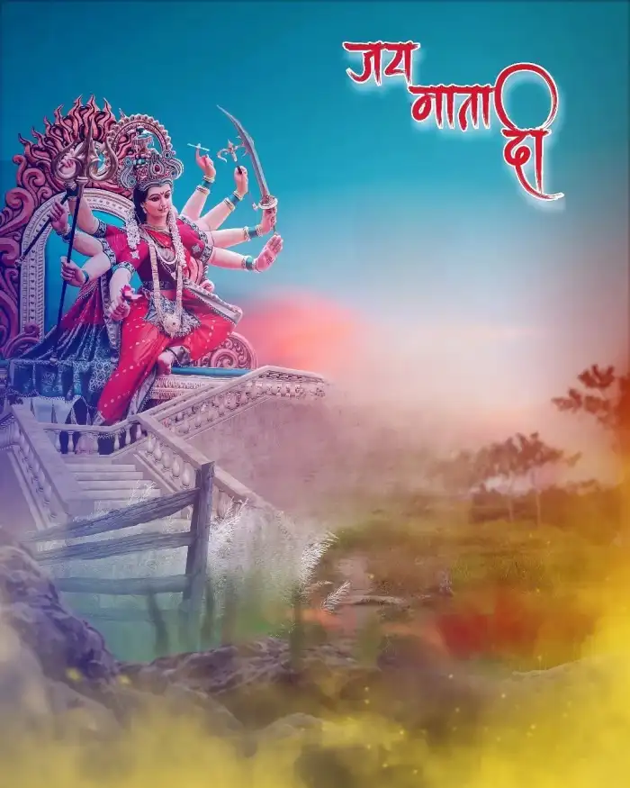 Navratri Jai Mata DI CB Editing Background HD