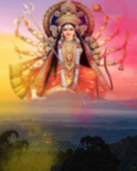 Navratri Maa Durga CB Photo  Editing Background  Download