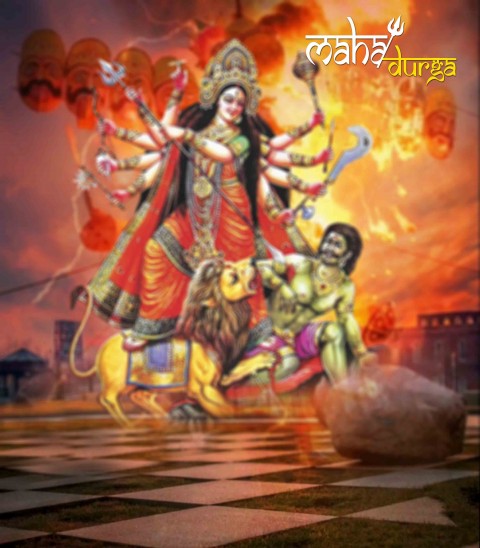 Navratri Maa Durga CB PicsArt pHOTO Editing Background