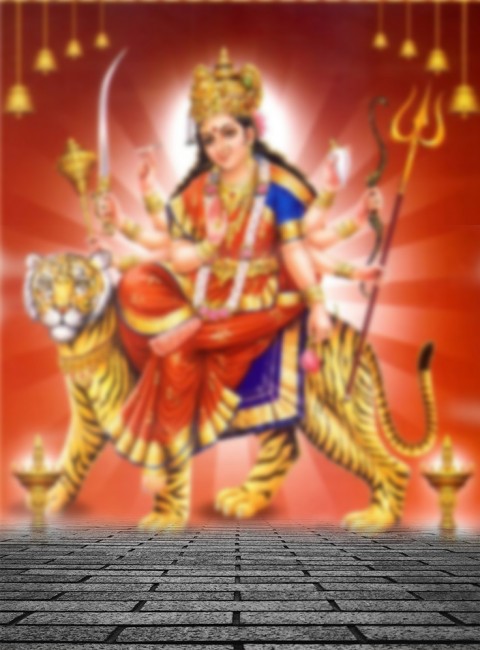 Navratri Maa Durga PicsArt Editing Background  Full HD