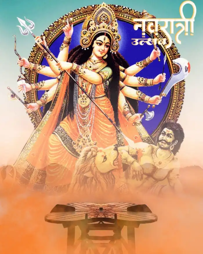 Navratri Mata Devi Durga Editing Background HD