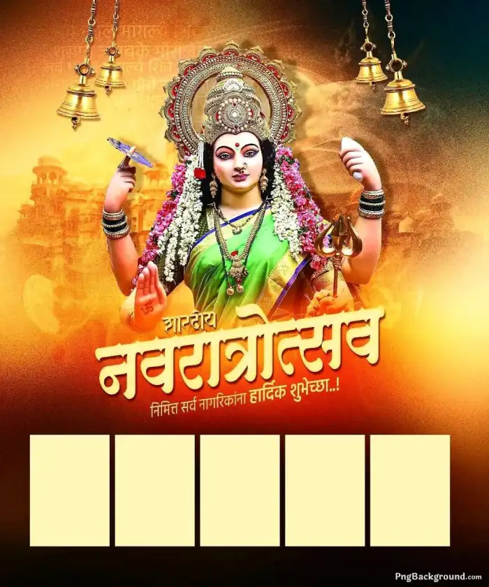 Navratrosav Marathi  Banner Background HD Images