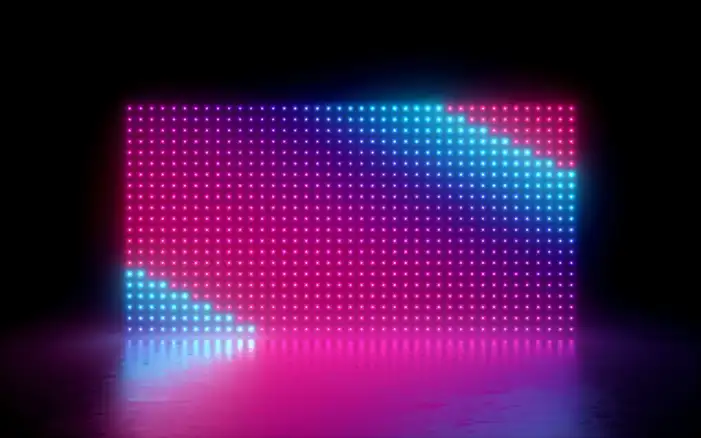 Neon Dot Screen Background