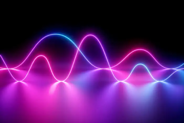 Neon  Pair Of Sunglasses Background