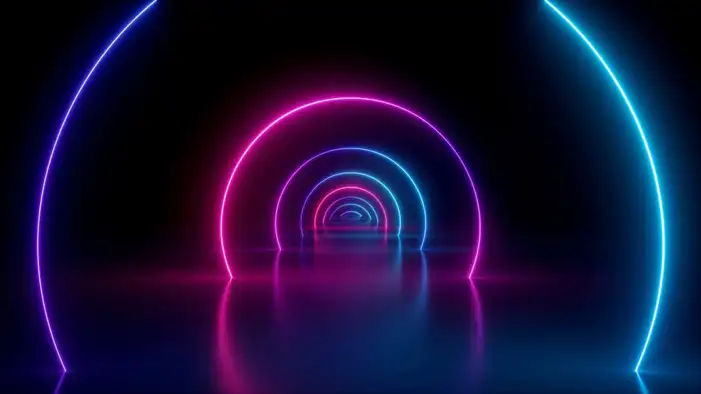 Neon Red Purple Blue Retro Background HD Images Photos