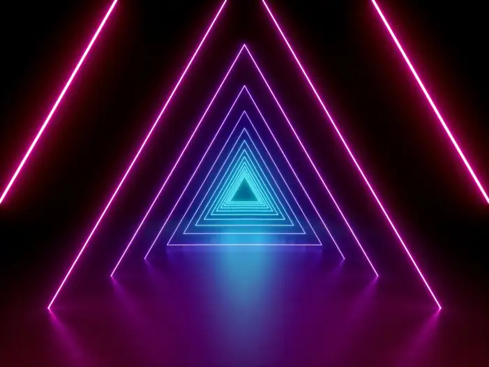 Neon Red Purple Blue Retro Background HD Images Photos