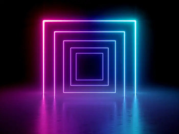 Neon Red Purple Blue Retro Background HD Images Photos