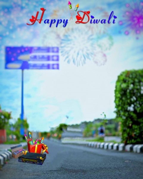 New Happy Diwali CB PicsArt  Background  Full HD