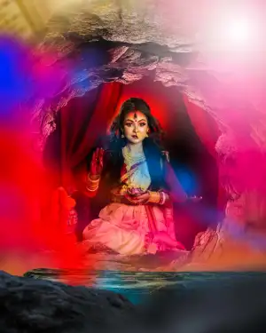 New Happy Navratri Background HD For Photo Editing