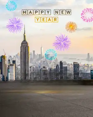 New Happy New Year 2023 Editing Background