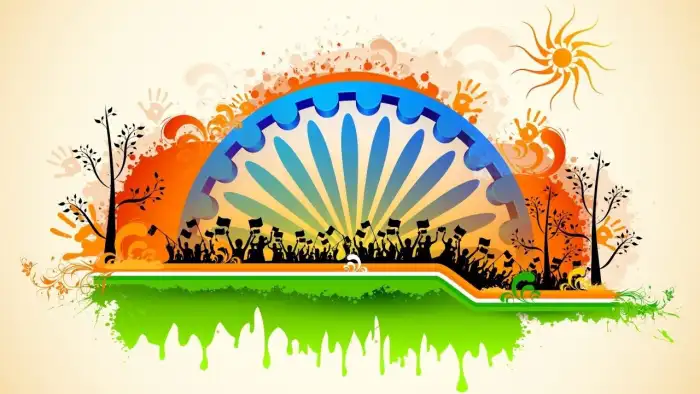 New India Flag Background HD Images Wallpapers (