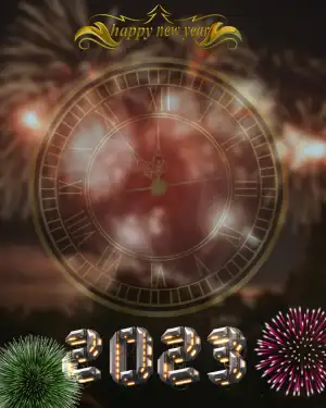 New Picsart Happy New Year 2023 Background