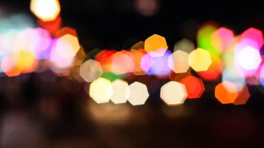 Night Bokeh Blur Light  Editing Background Full HD Download