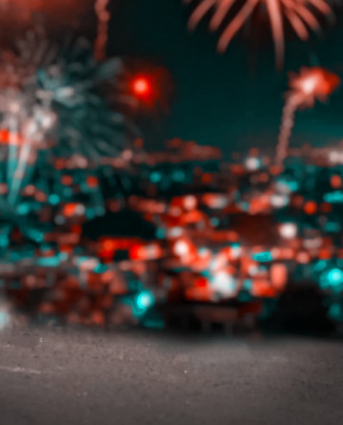 Night City Top View CB Editing Background Full HD