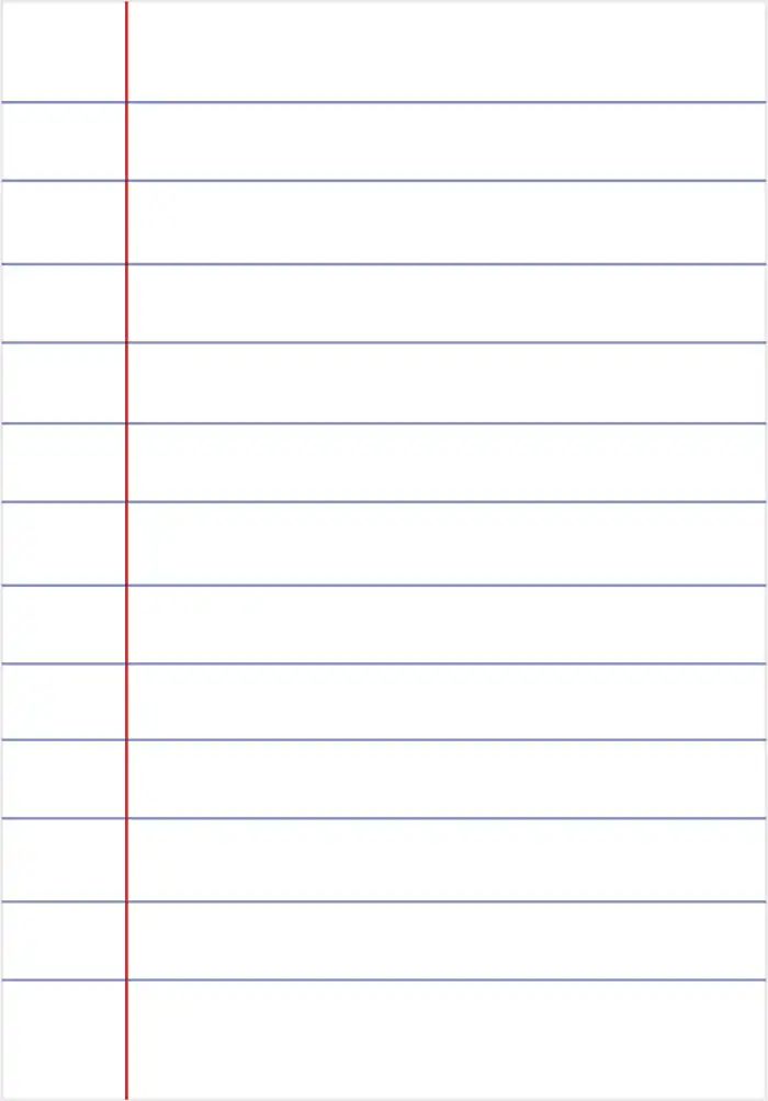 Notebook Paper Grid Lined White Background HD Images