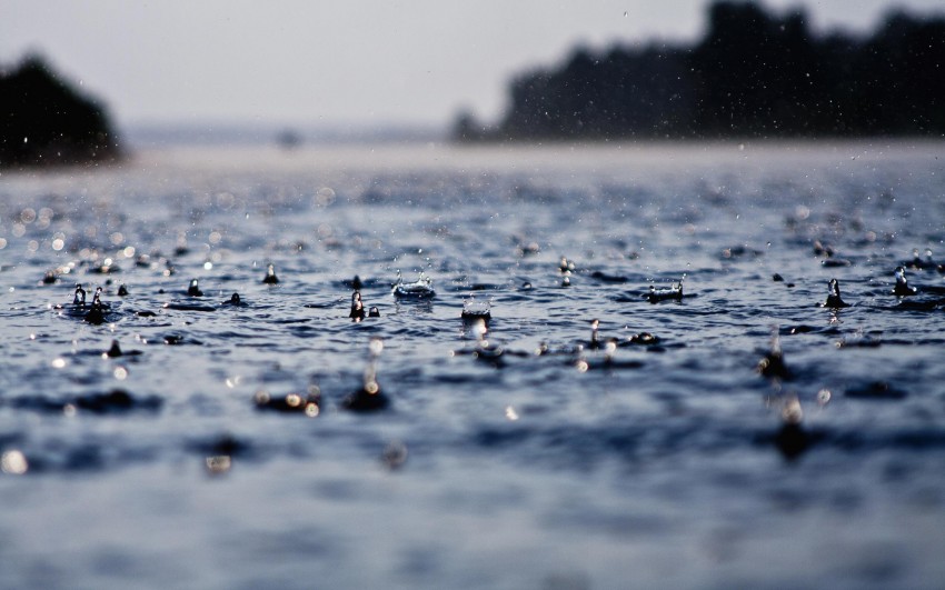 Ocean Rain Full HD Background Download