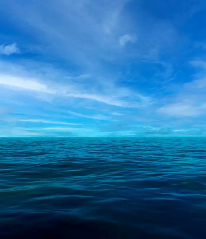 Ocean Water With Sky Background HD Images