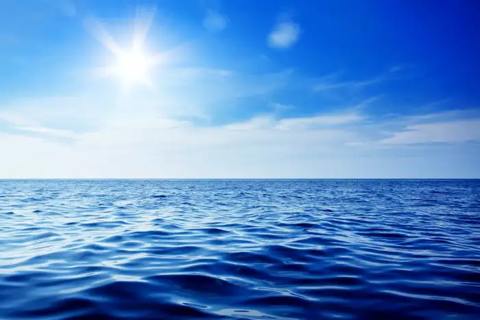 Ocean Water With Sky Background HD Images