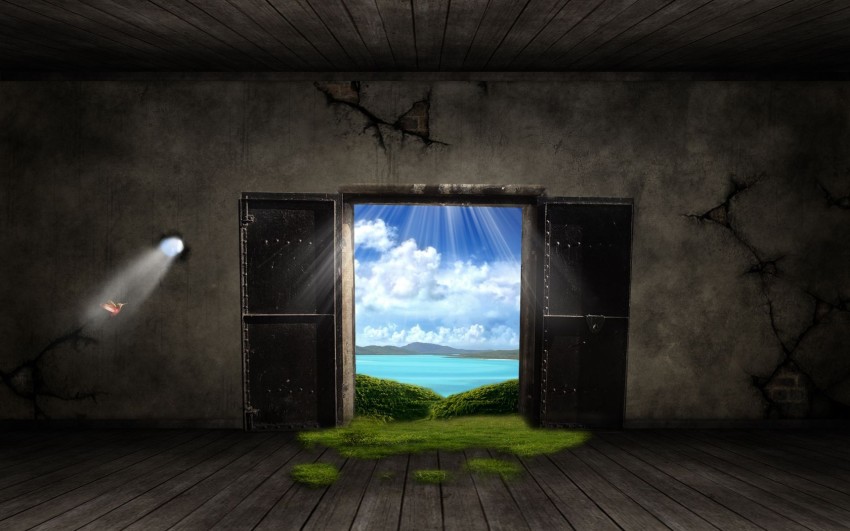 Open Door HD Background For PicsArt Editing