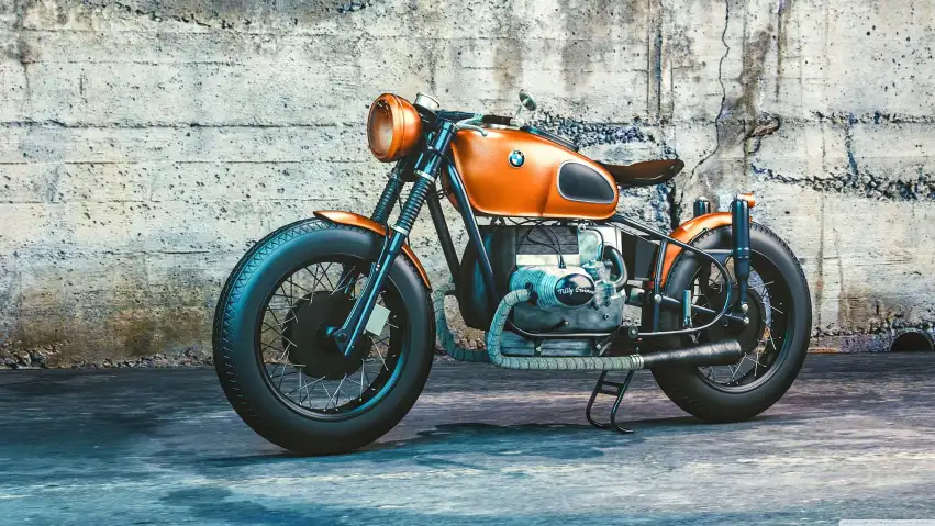 Orange BMW Bike Editing Background HD Download