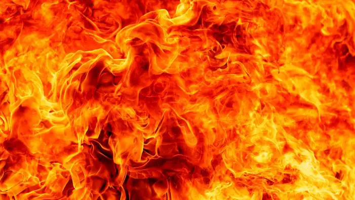 Orange Burning Fire Background HD Images Download