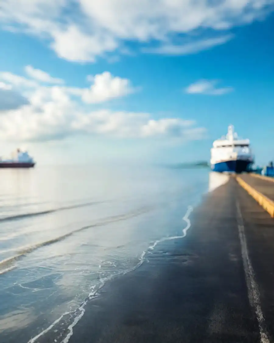 Photo Editing Boat On A River     Background