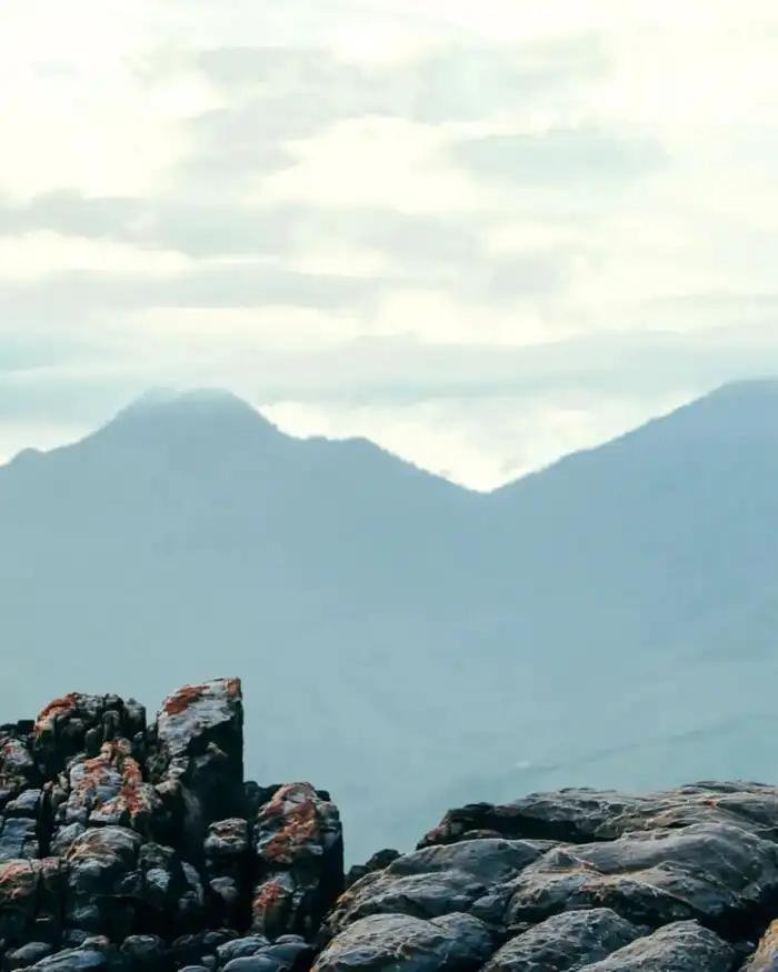 Photo Editing CB Rocky Mountain With A Cloudy Sky Background