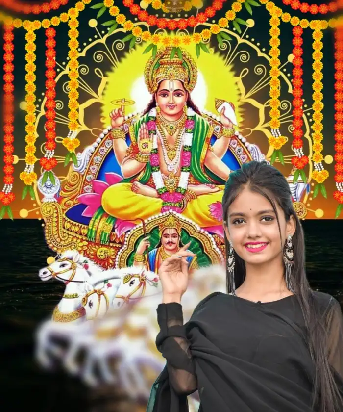 Photo Editing Chhath Puja With Girl Background