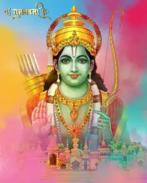 Photo Editing Happy Ram Navami Background