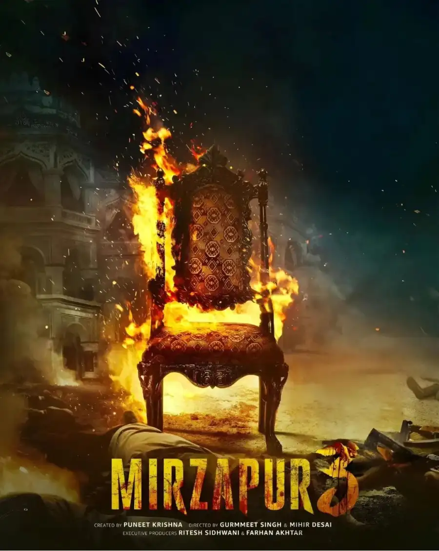 Photo Editing Mirzapur Chair Burning HD  Background