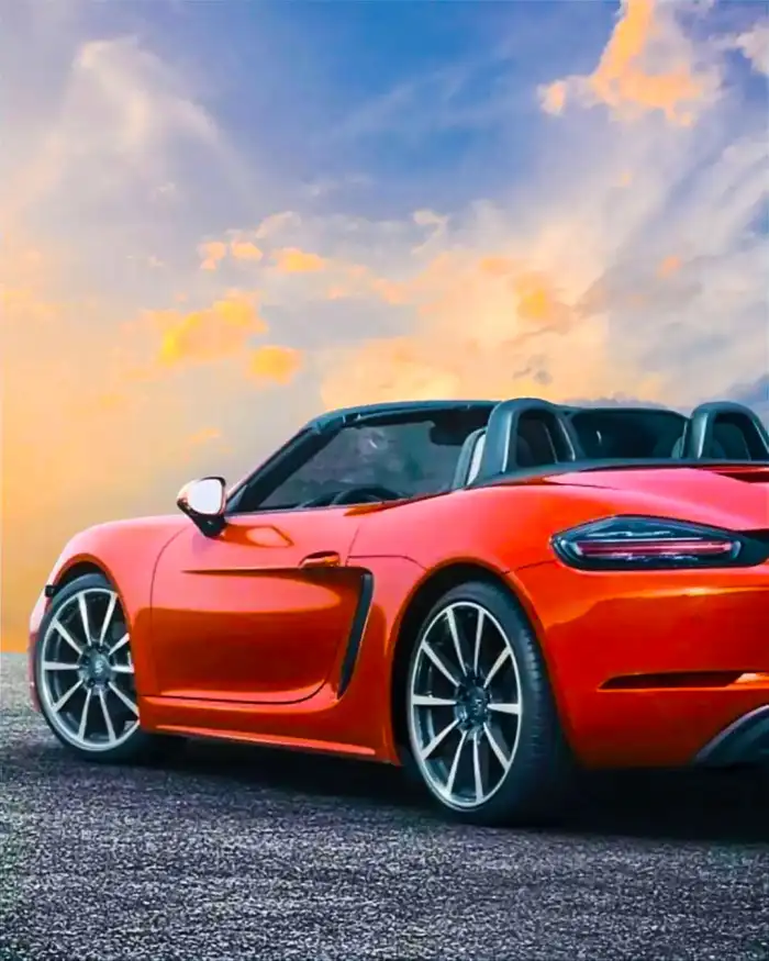 Photo Editing Red Sports Car CB HD Background