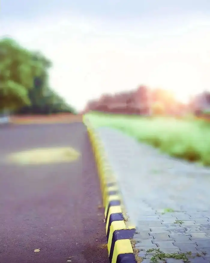 Photo Editing Road With Yellow Lines Background