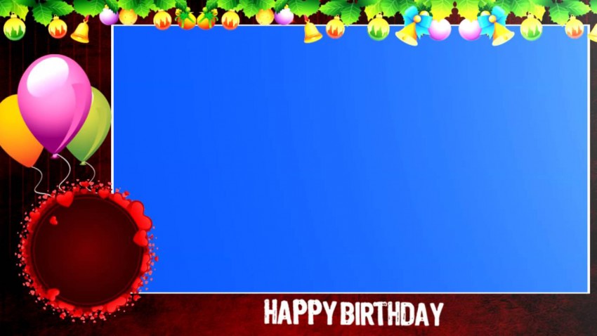 Photo Frame Happy Birthday Background  (27)