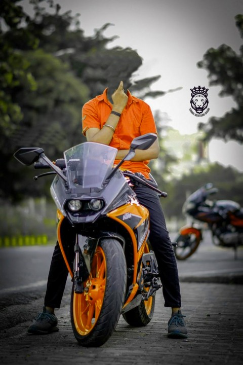 Photography Bike Boy Photo Editing Background