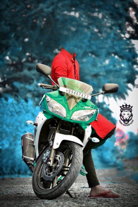 Photography Bike Boy Photo Editing Background