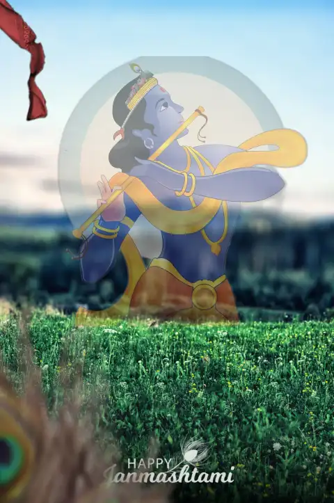 Photoshop Happy Janmashtami Editing HD Background For CB PicsArt Photo Editing