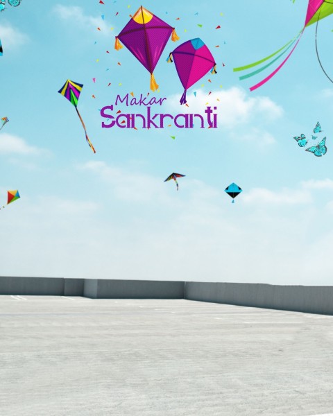 Photoshop Makar Sankranti Editing Background