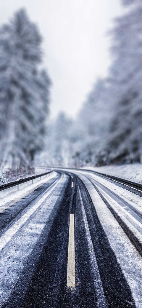 Picsart CB Winter Road Background Full HD