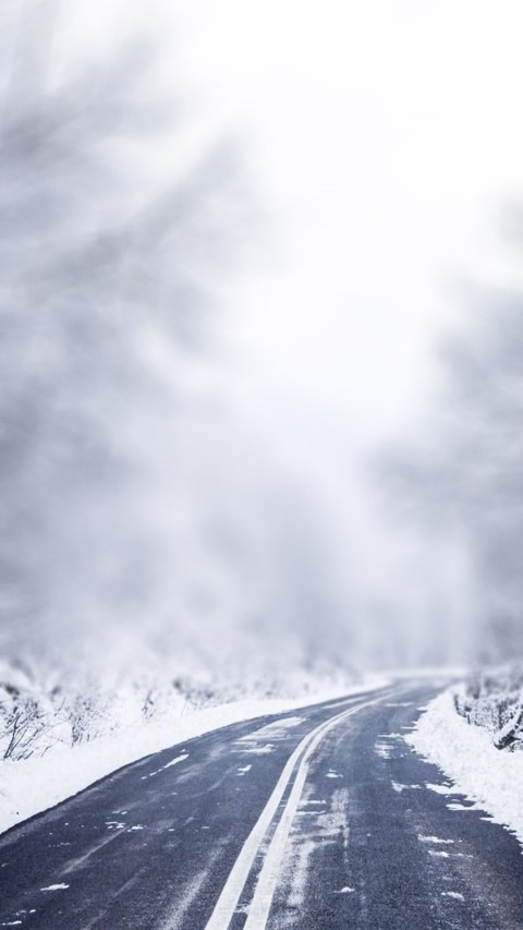 Picsart CB Winter Road Background Full HD