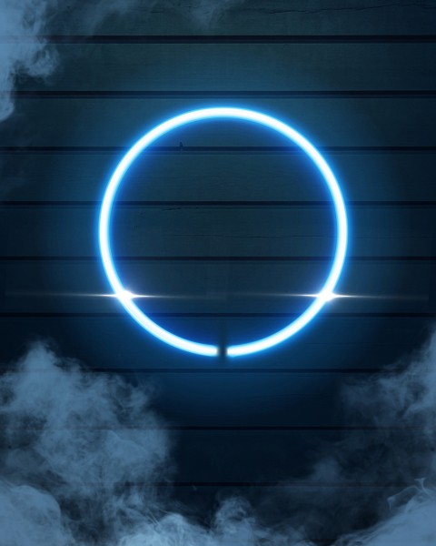 PicsArt Circle Neon Photo Editing Background