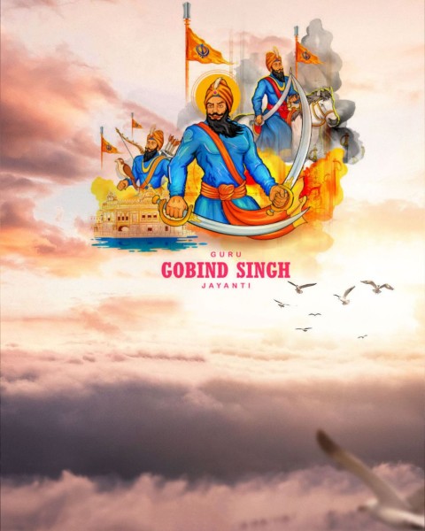 PicsArt Guru Gobind Singh Editing Background