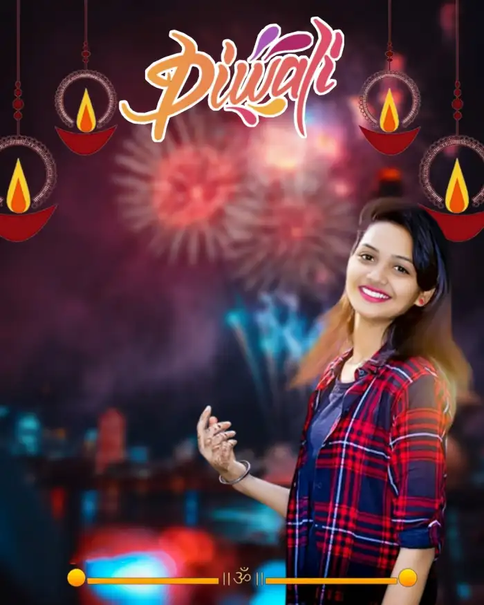 Picsart Happy Diwali Background  With Girls