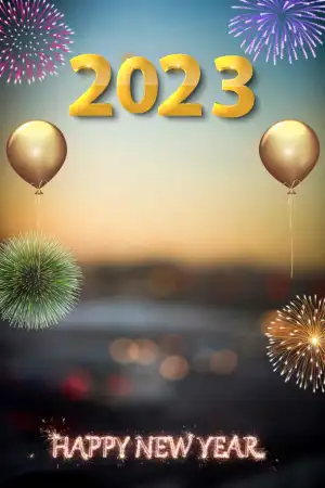 Picsart Happy New Year 2023 Background For Editing Pic